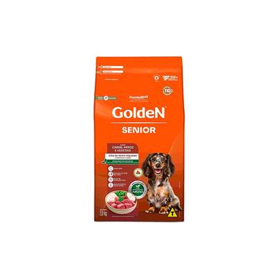Ração Golden Fórmula Sabor Carne para Cães Sênior de Raças Pequenas