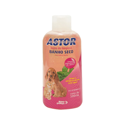 Banho à Seco Mundo Animal Astor Gel para Cães 500ml