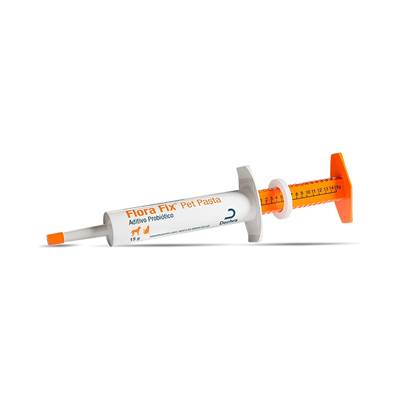 Suplemento Alimentar Flora Fix para Cães e Gatos Seringa 15g