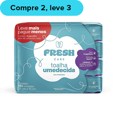 Pack Toalha Umedecida Fresh Care