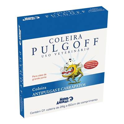 Coleira Antipulgas Pulgoff para Cães 30cm