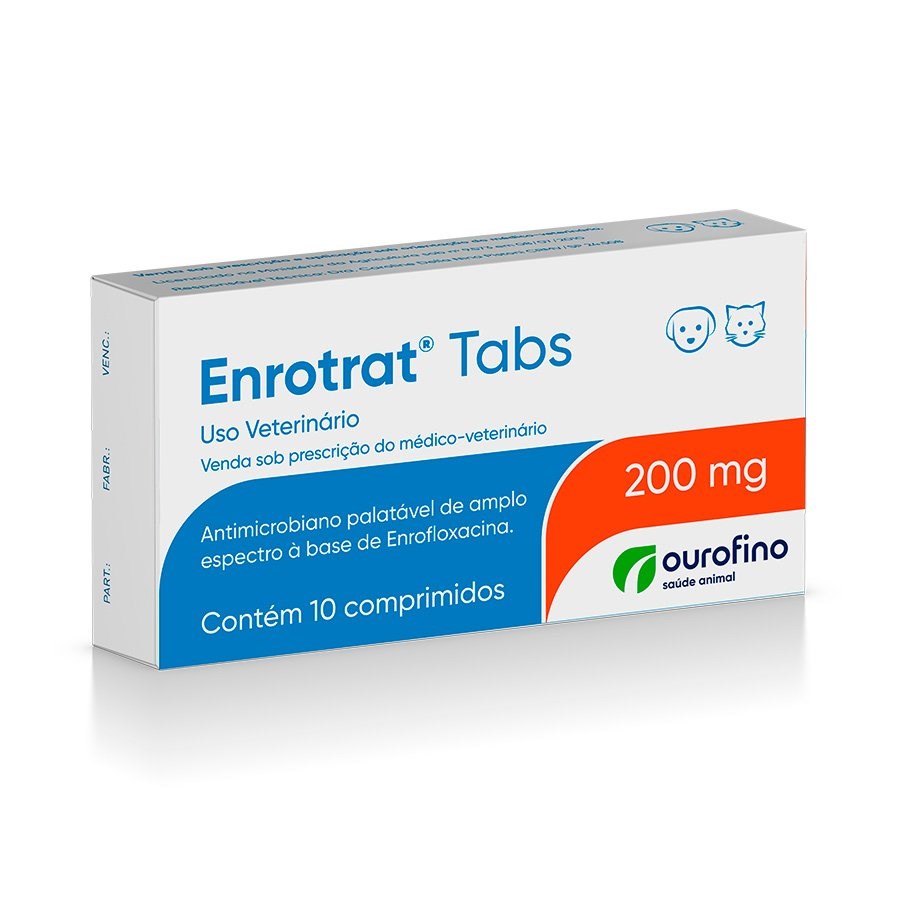 Antibiótico Enrotrat Tabs