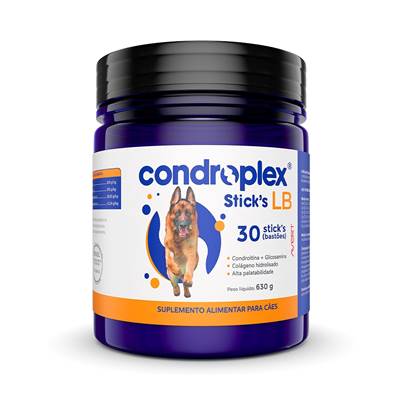 Condroplex Stick's LB - Suplemento Nutricional para Cães 30 bastões