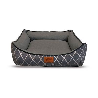 Cama Baw Waw Amor de Conforto Grafite para Cães e Gatos P