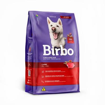 Ração Birbo para Cães Adultos de Médio e Grande Porte Sabor Carne 1kg