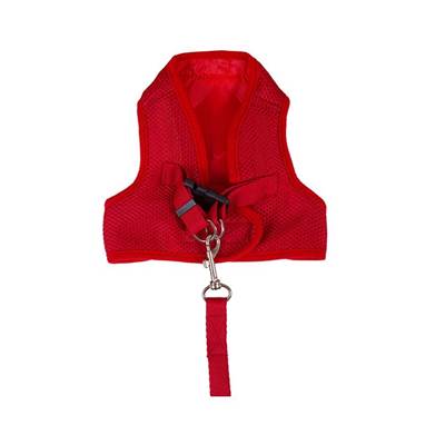 Peitoral Urban Puppy para Cães Colete Aerado Vermelho P