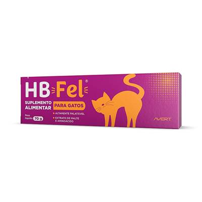 Suplemento Alimentar HB Fel para Gatos 70g