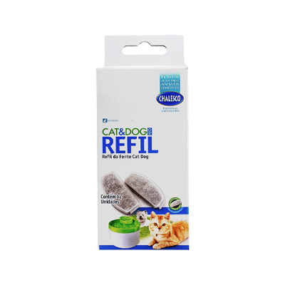 Refil Filtro Fonte Cat & Dog Chalesco para Gatos 4