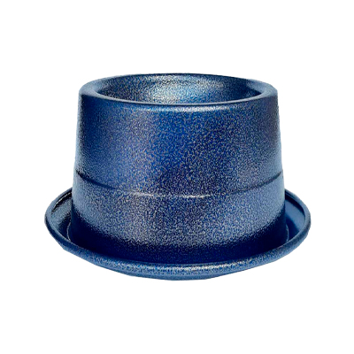 Comedouro Royale Alto Anti Formiga Azul Pequeno para Gatos 