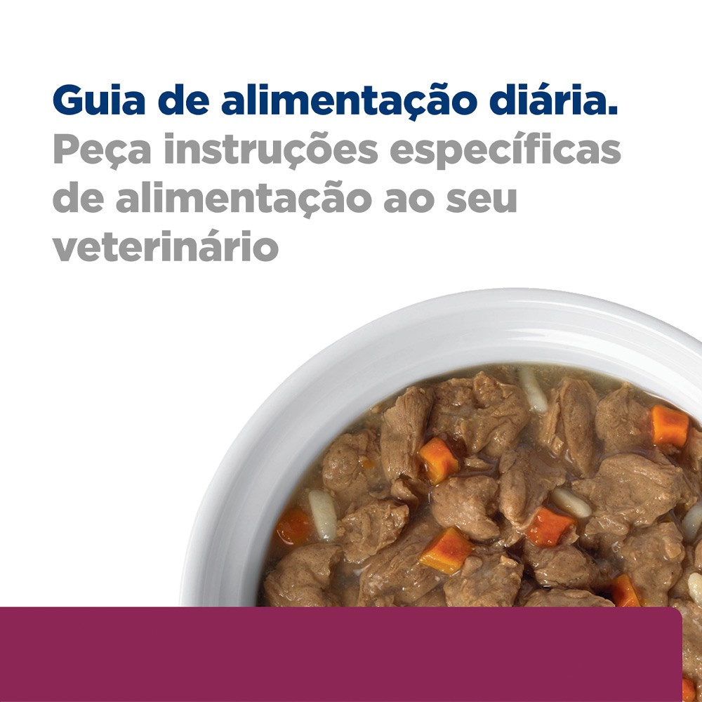 Ração Úmida Hill's Prescription Diet Cuidado Digestivo i/d para Cães sabor Frango e Vegetais