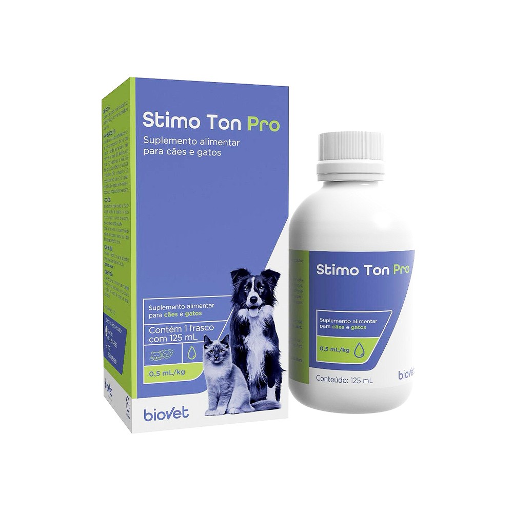 Suplemento Alimentar Biovet Stimo Ton Pro para Cães e Gatos