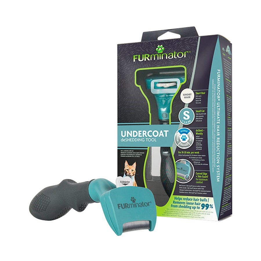 Escova New Furminator P para Gatos de Pelo Curto