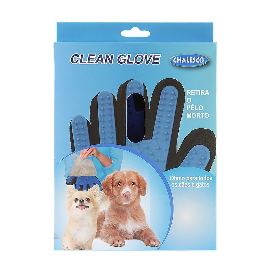 Luva Removedora de Pelos Chalesco para Cães e Gatos