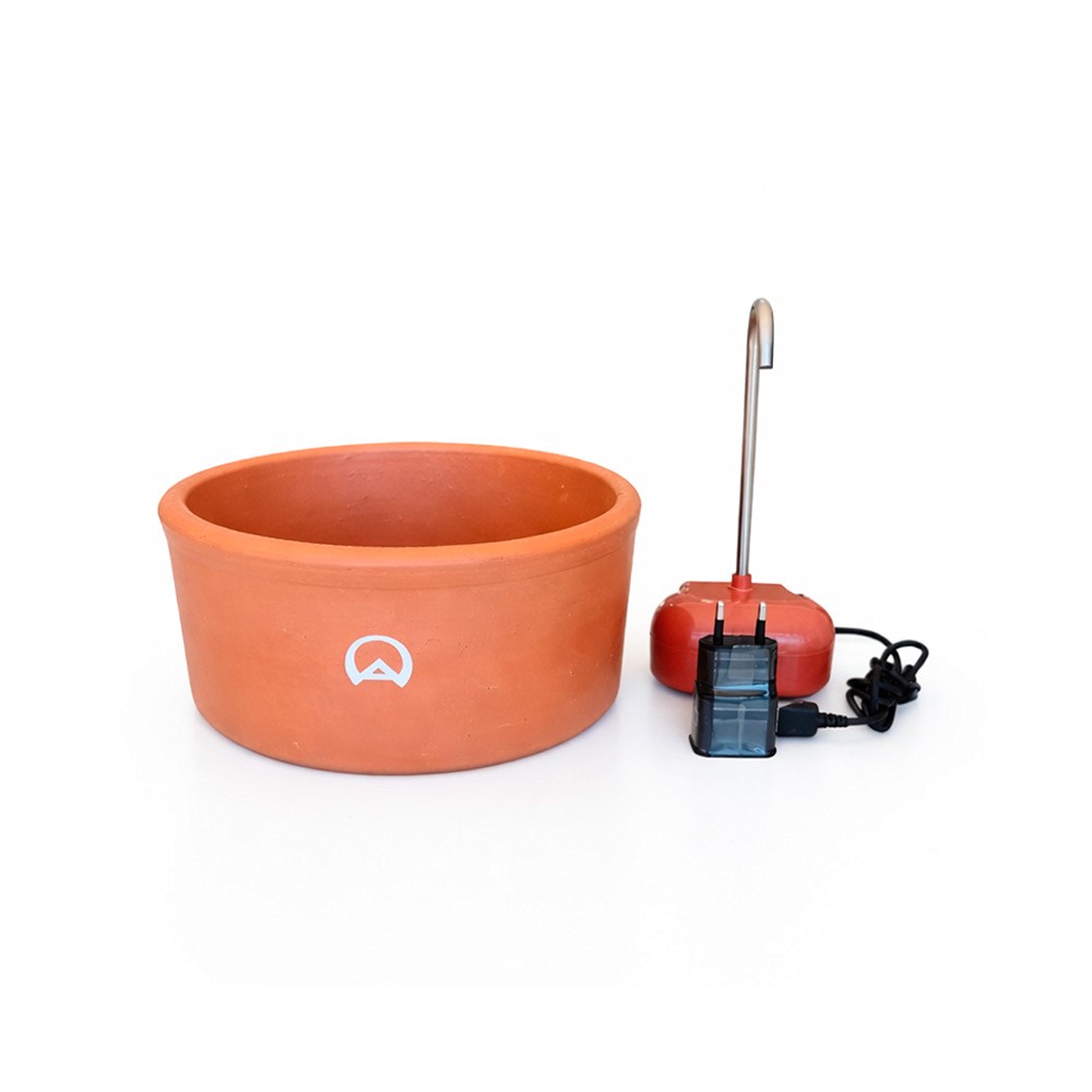 Fonte Amicus Cerâmica Aqua Clay Basic para Cães e Gatos