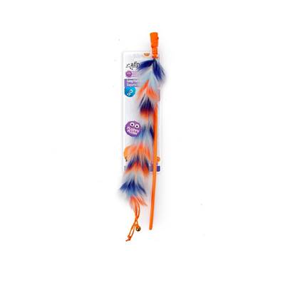 Brinquedo Fluffyball Wand Afp para Gatos Laranja U