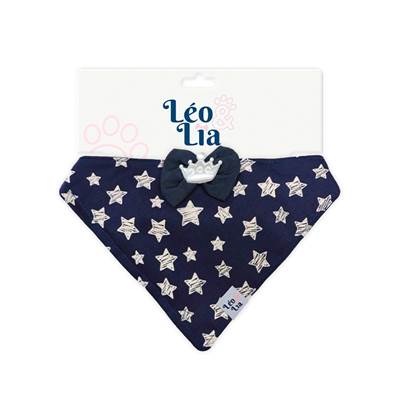 Bandana Leo e Lia Estrela Marinho para Cães e Gatos G