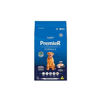 Ração Premier Fórmula para Cães Adultos de Raças Grandes e Gigantes Sabor Frango 15kg