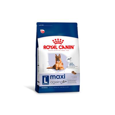 Ração Seca Royal Canin Maxi Ageing 8+ para Cães Idosos de Porte Grande com 8 Anos ou mais