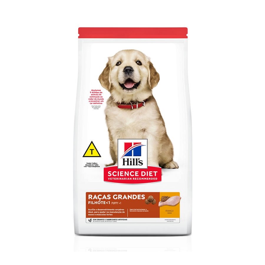 Ração Hill's Science Diet para Cães Filhotes Raças Grandes