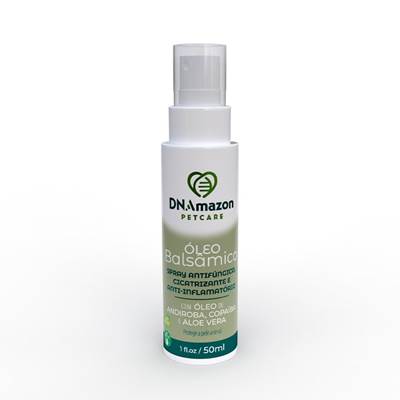 Spray Antifúngico Óleo Balsâmico DNAmazon para Cães e Gatos 50ml