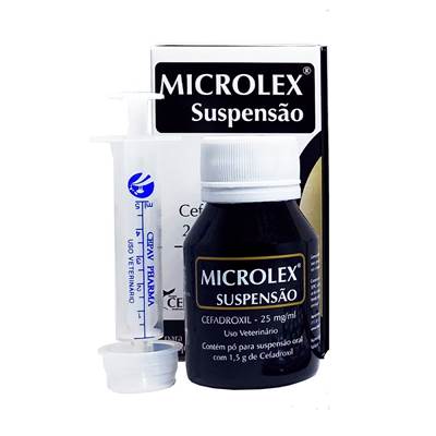 Antibiótico Microlex Suspensão para Cães e Gatos 60ml