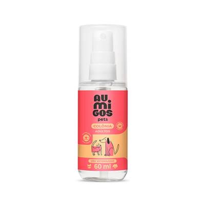 Colônia Au.migos Pets Adultos para Cães e Gatos 60ml