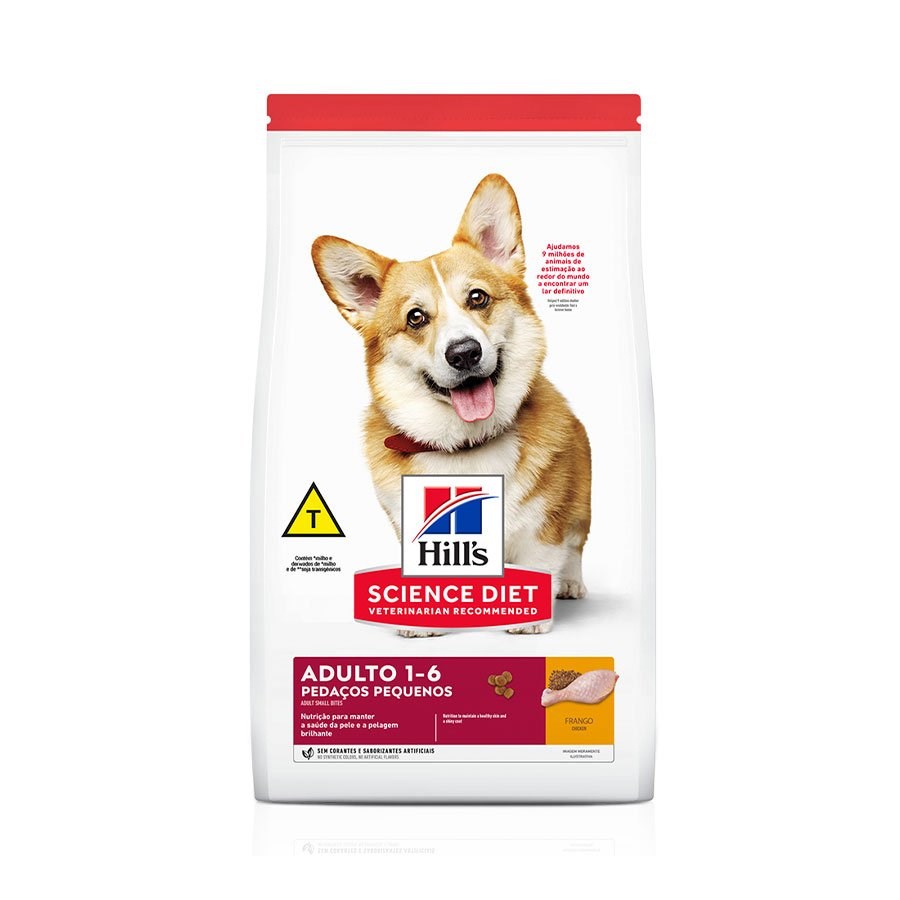 Ração Hill's Science Diet para Cães Adultos Pedaços Pequenos 