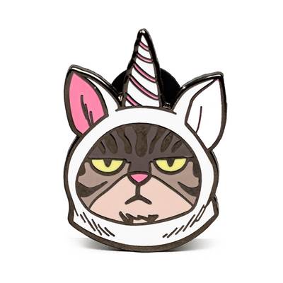 Pin de Lapela Unicórnio Cansei de Ser Gato U