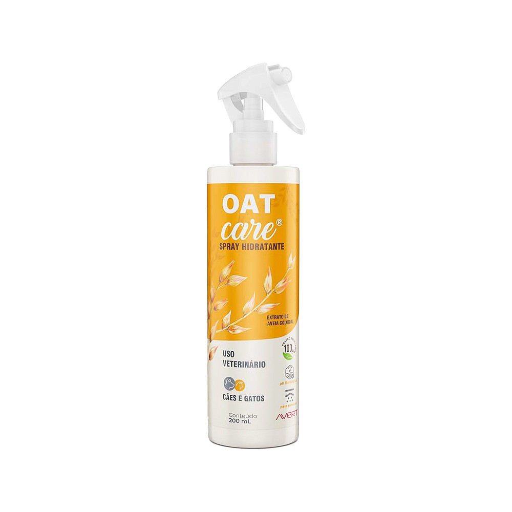 Spray Hidratante Oat Care para Cães e Gatos