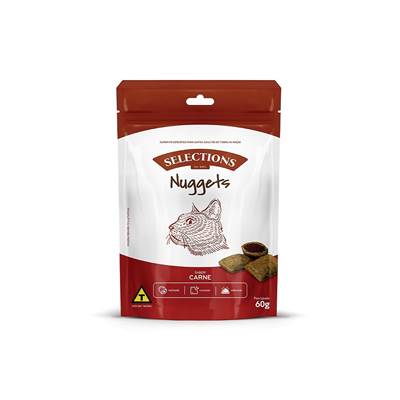 Snack Selections Nugget Carne para Gatos 60g