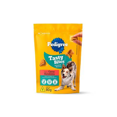 Snack Pedigree Tasty Bites Carne para Cães 80g