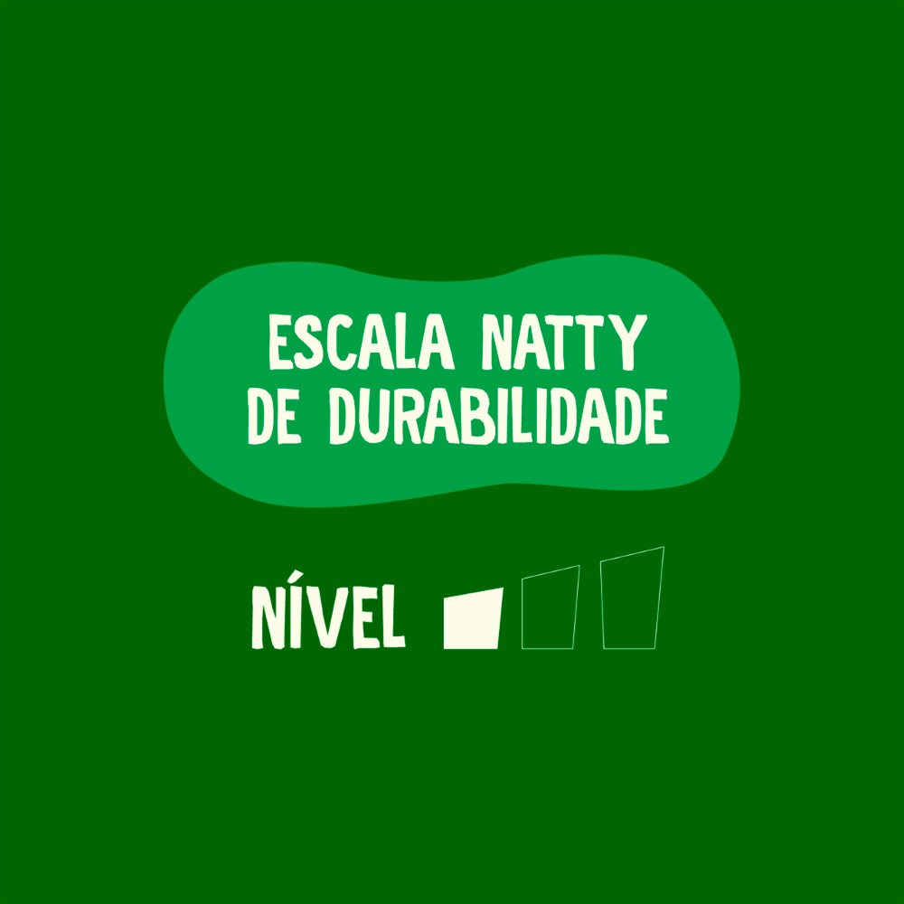 Osso Natty Chews Esôfago Bovino Natural para Cães - 5 Unidades