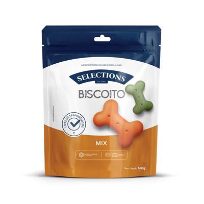 Biscoito Selections For Pets Mix para Cães Adultos 1kg