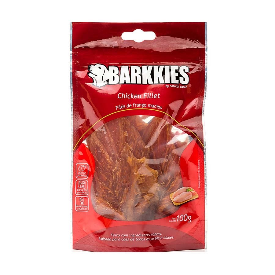 Snack Barkkies Chicken Filet para Cães