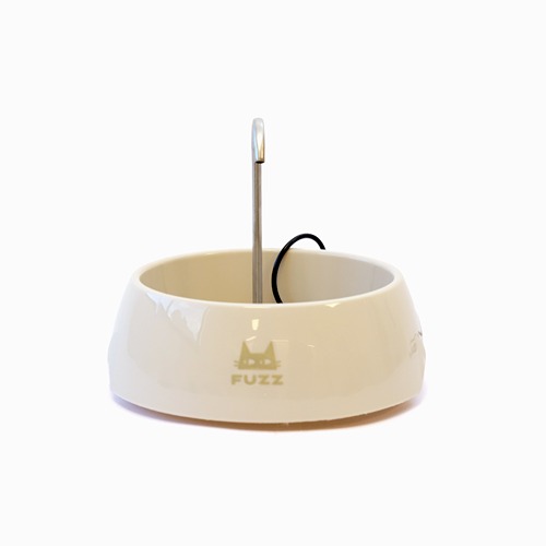 Fonte Bebedouro Fuzz Branco Gelo para Gatos