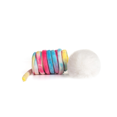 Brinquedo Fuzz para Gatos Mola e Bola Arcoiris U