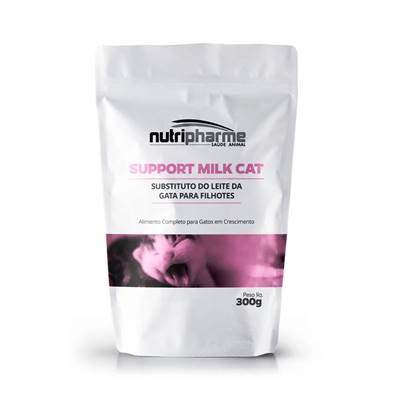 Substituto do Leite Nutripharme Support Milk Cat para Gatos Filhotes 
