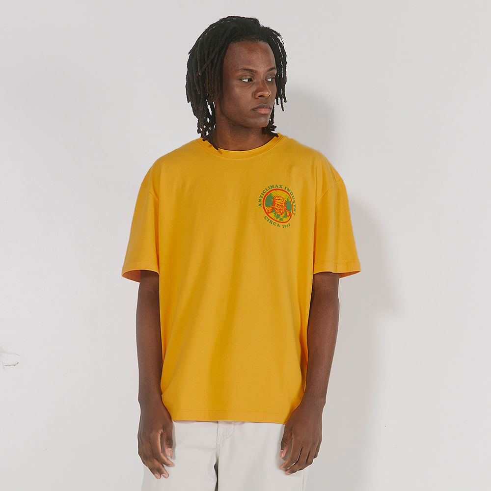 T-Shirt Wide Anticlimax Amarelo | Imagem 2