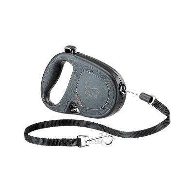 Guia Retrátil Ferplast Flippy One Cord Preto para Cães P