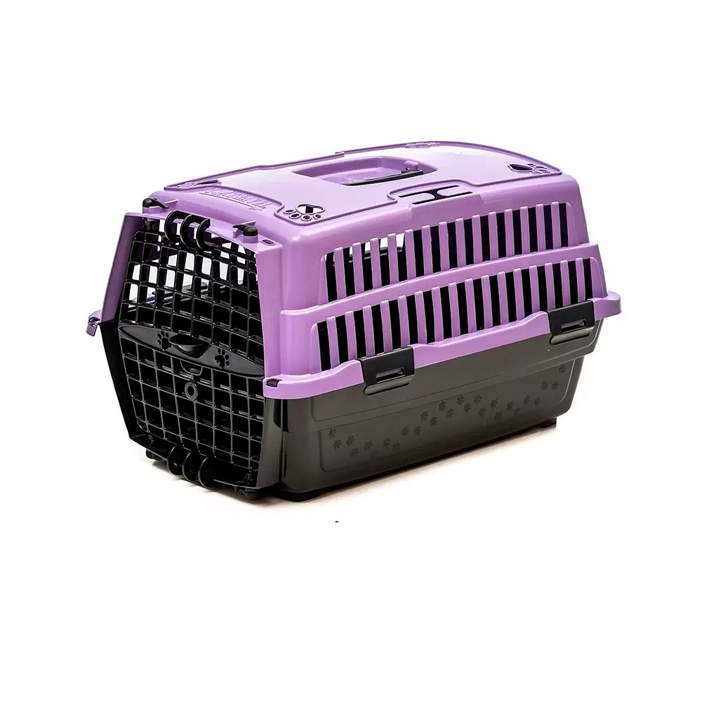 Caixa de Transporte Pet Injet Love Travel Lilás 