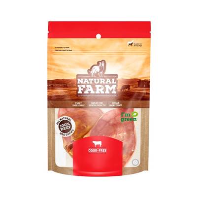 Orelha Suína com 3 unidades para Cães Natural Farm 3 unidades