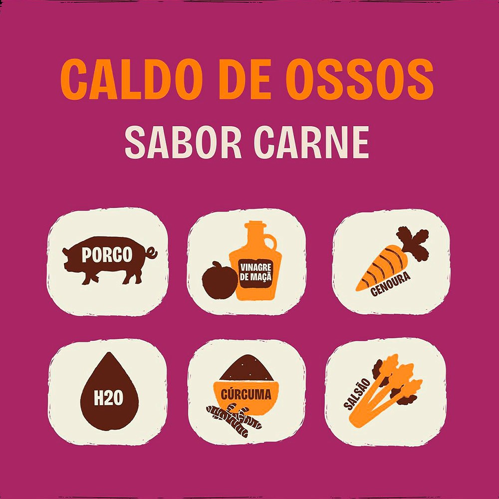 Sachê Caldos Olivia sabor Porco para Cães e Gatos