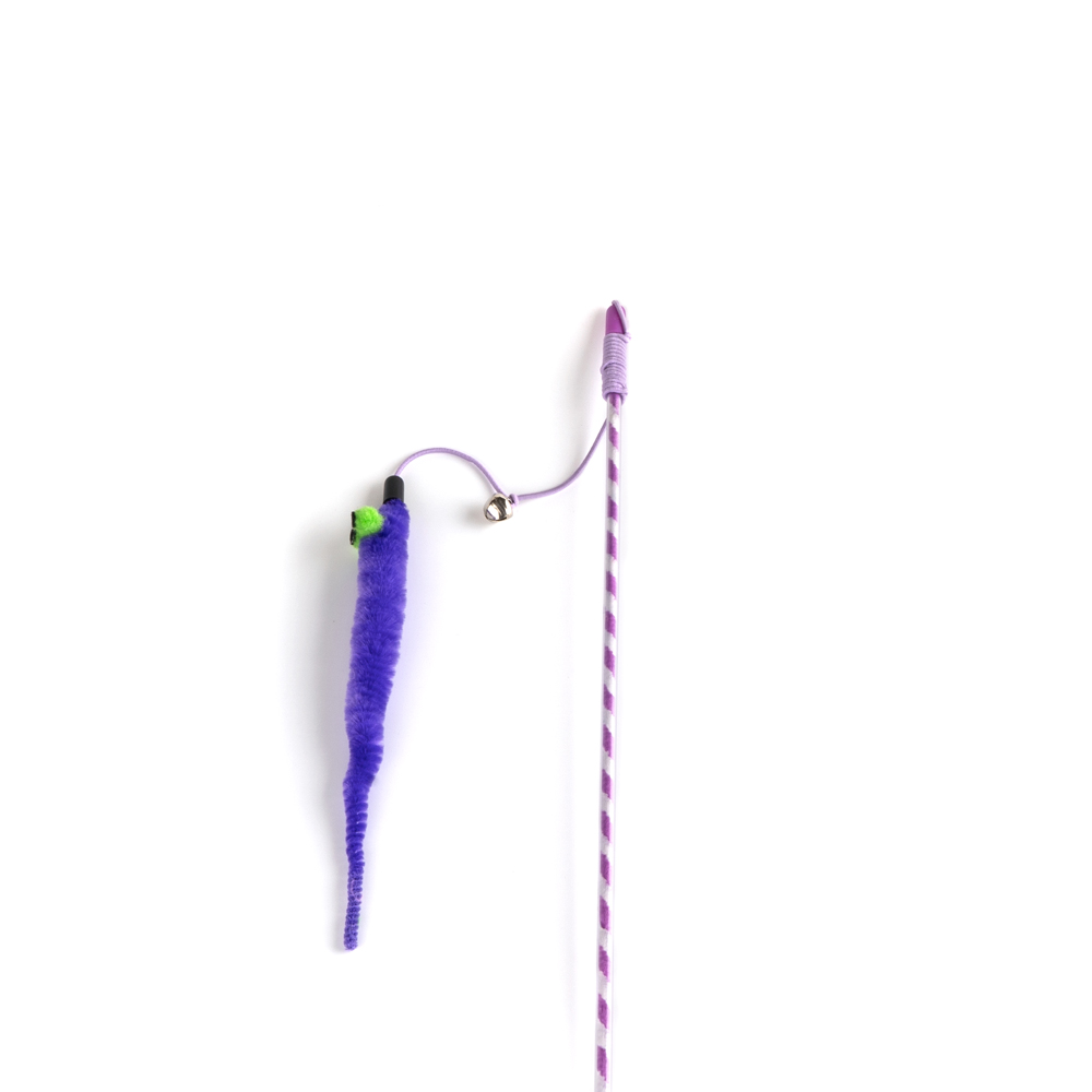 Brinquedo Fuzz para Gatos Varinha de Minhoca Maluca