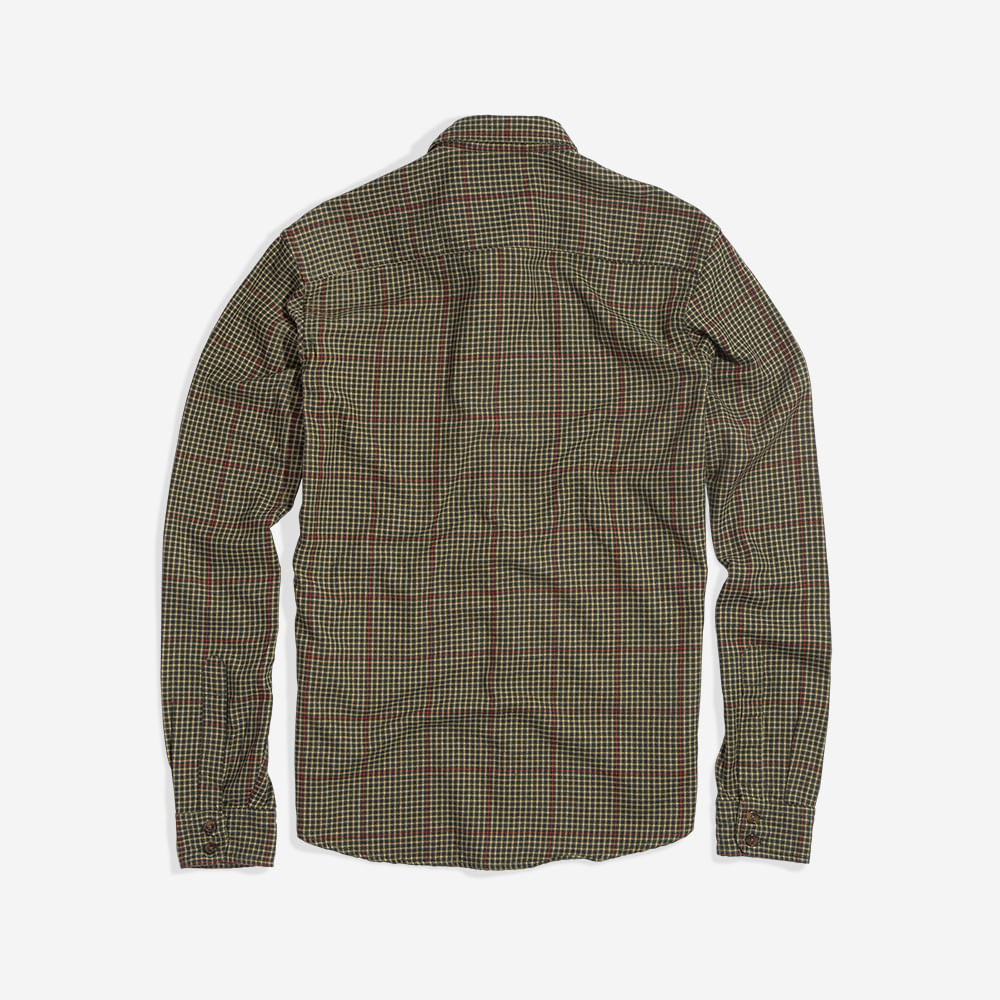 Camisa Flannel Madras 93 Verde | Imagem 5