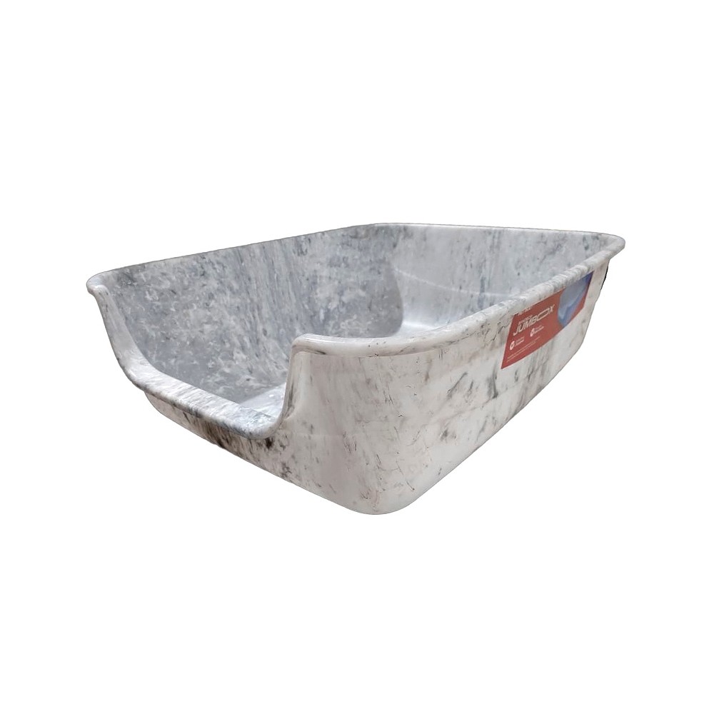 Bandeja Jumbox Pet Injet Mármore Carrara para Gatos