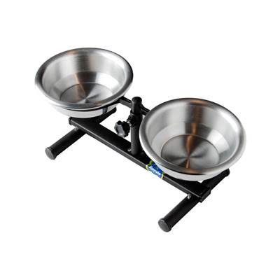 Comedouro Royale Regulável Polido para Cães e Gatos