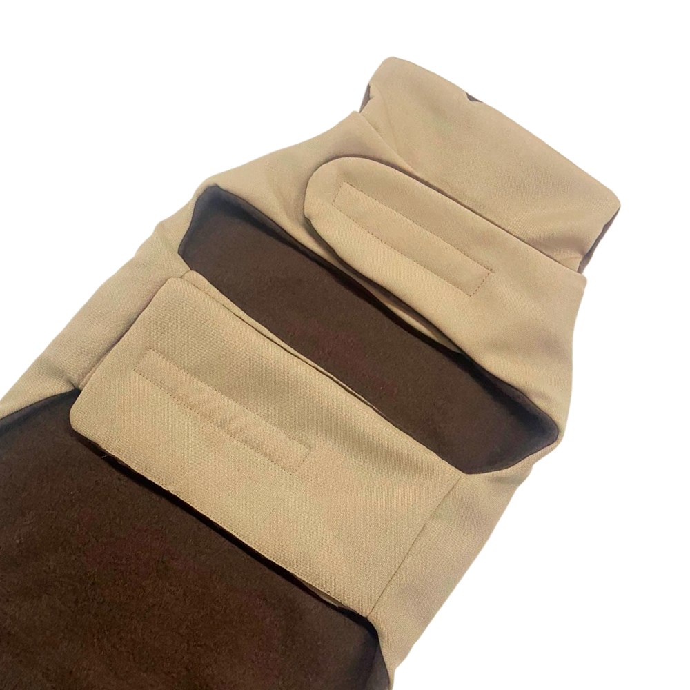 Capa Fábrica Pet Oxford Lisa Caqui para Cães e Gatos