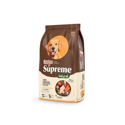 Ração Quatree Supreme para Cães Adultos Raças Médias e Grandes Sabor Frango e Batata Doce 15kg