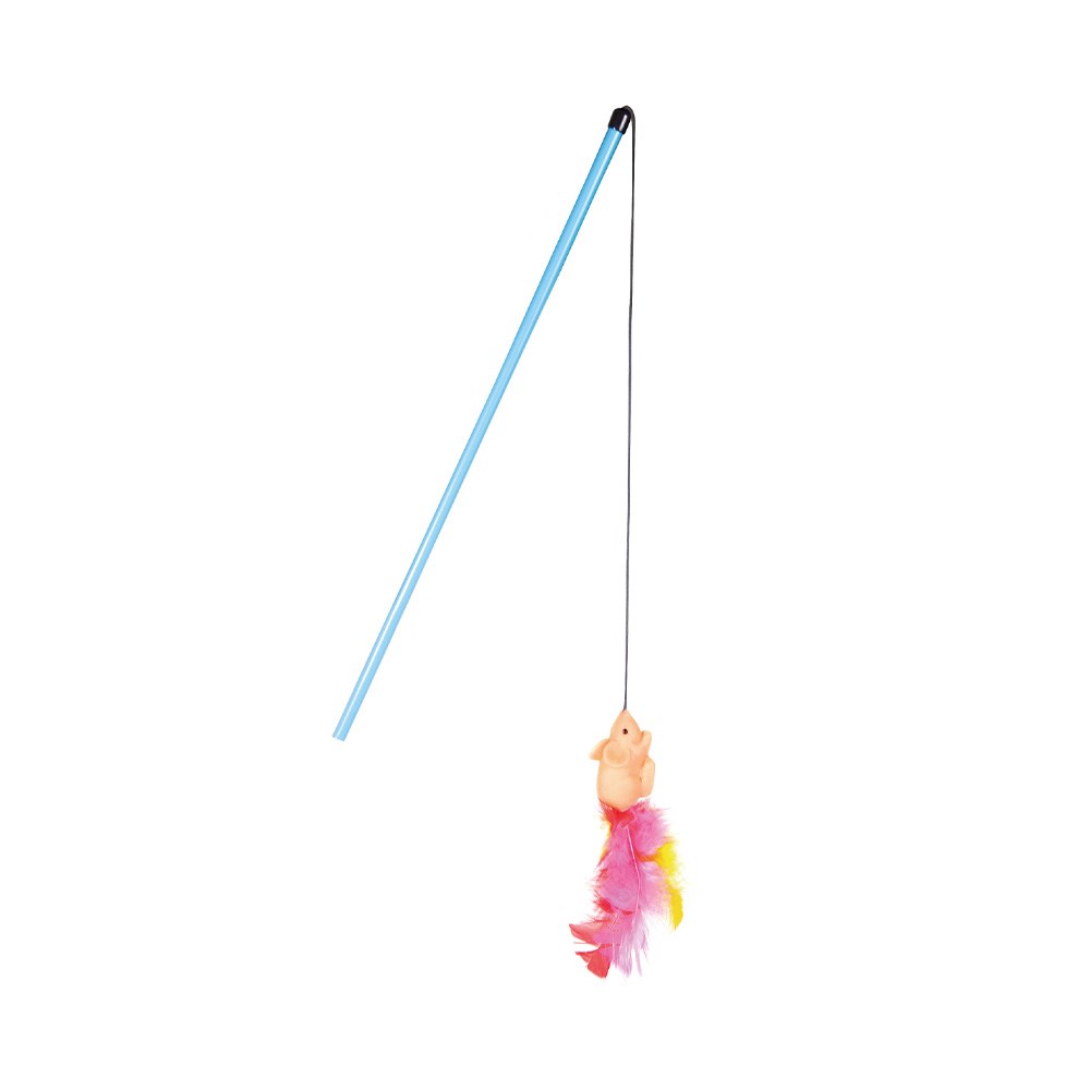 Brinquedo LCM Varinha Cat Fishing Ratinho Fantasy para Gatos - Sortido