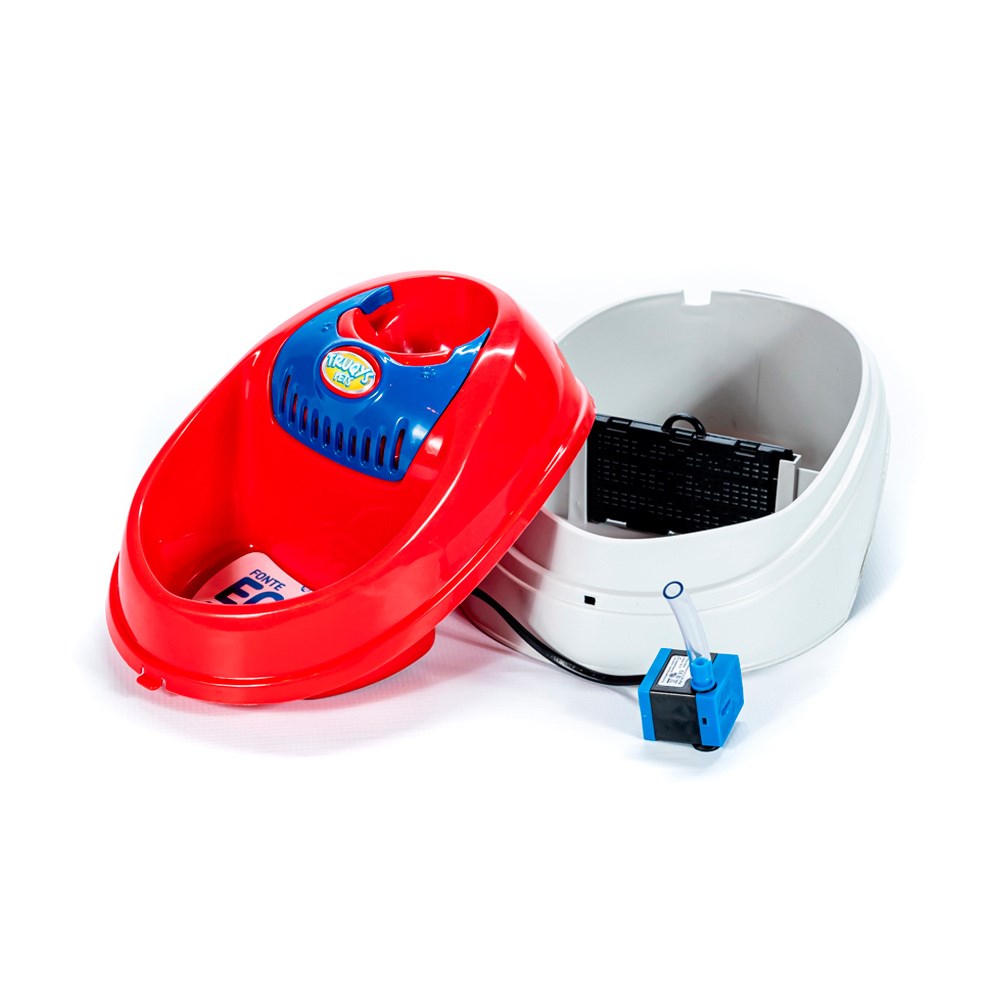 Fonte Truqys Eco Vermelha Bivolt para Gatos